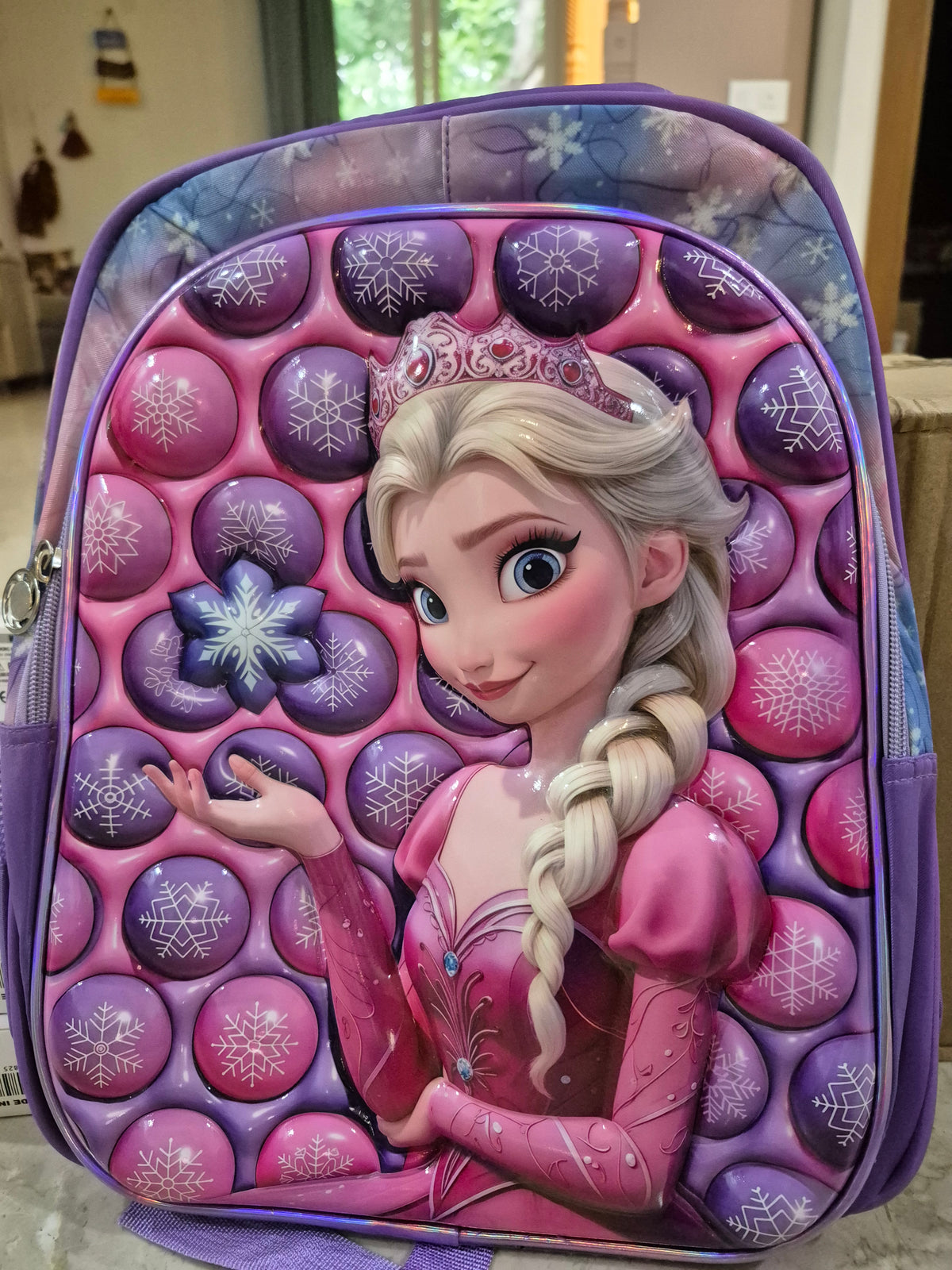 3D Character Embossed Kids Backpack