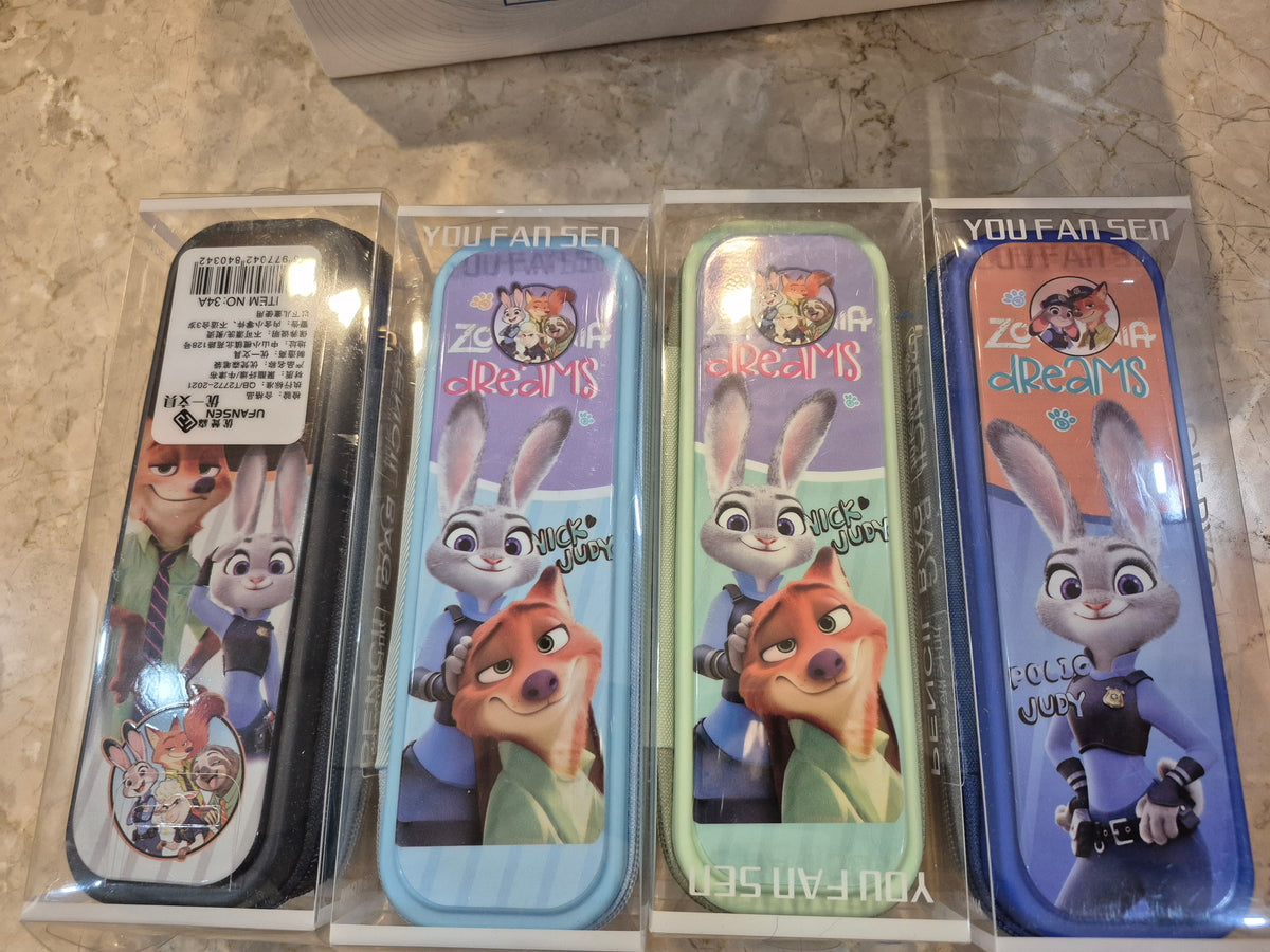Zootopia Theme Hardtop Pencil Case (Nick & Judy Edition)