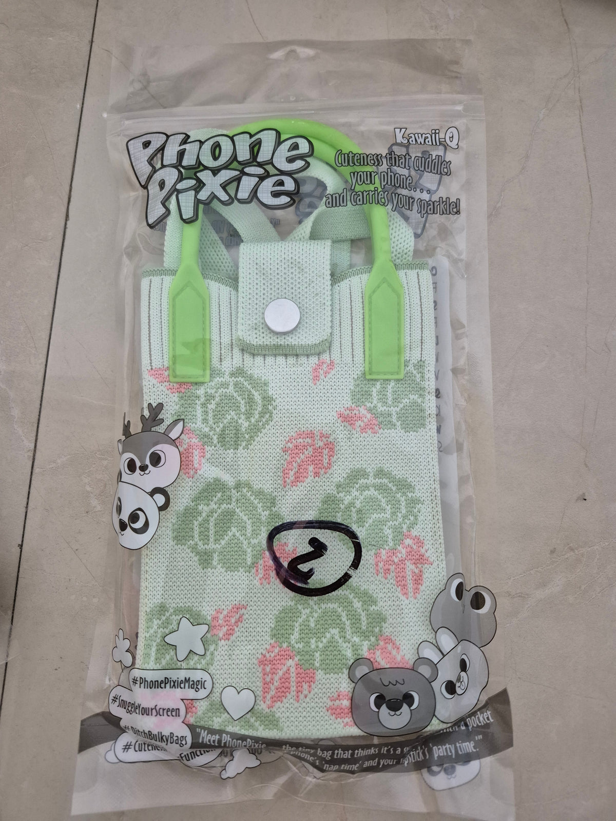 Kawaii Knitted Mini Phone Pouch & Crossbody Bag