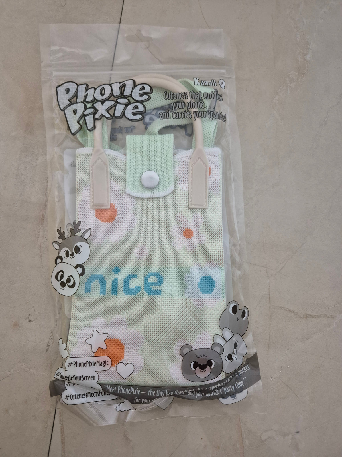 Kawaii Knitted Mini Phone Pouch & Crossbody Bag