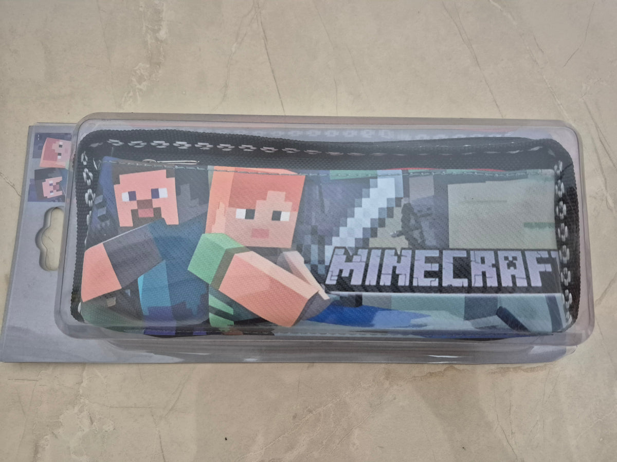 Minecraft Theme Pencil Case - Gamer Edition