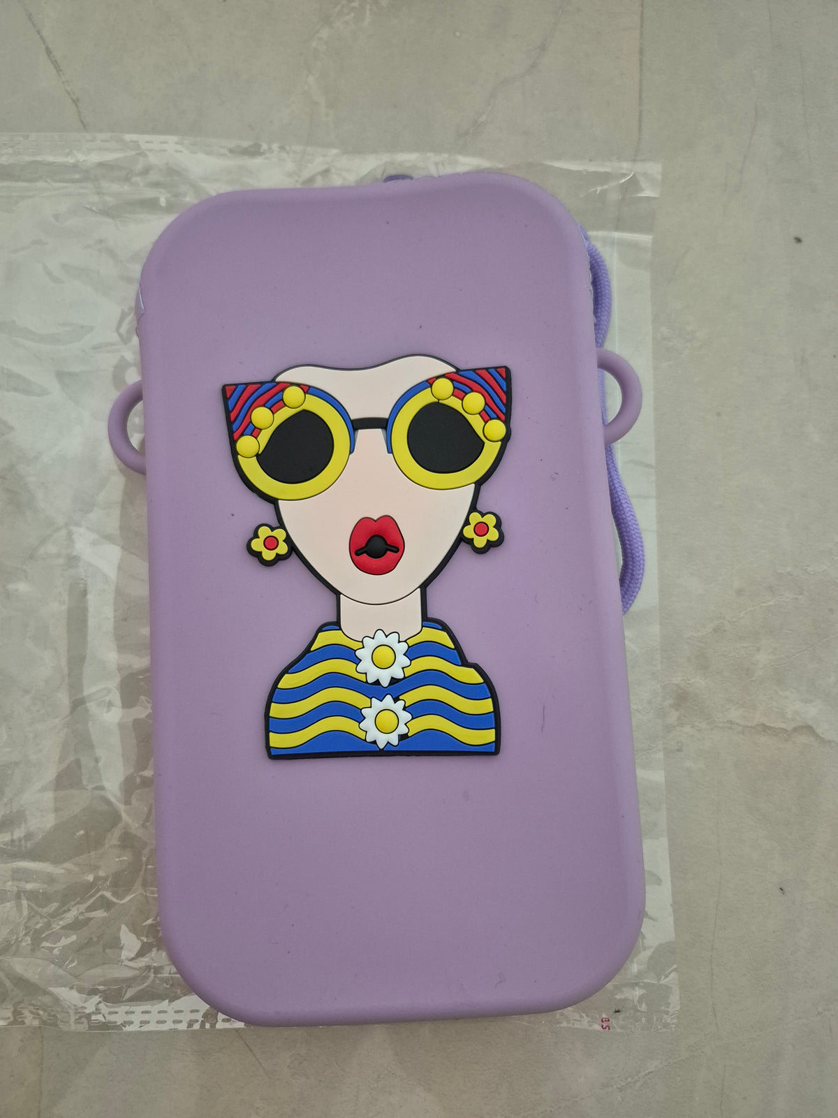 Stylish Silicone Character Crossbody Phone Pouch & Mini Bag