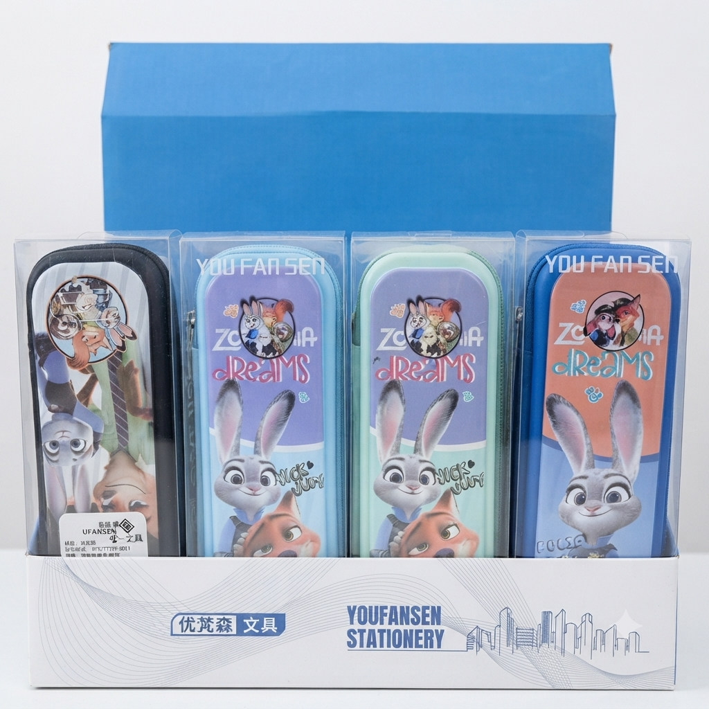 Zootopia Theme Hardtop Pencil Case (Nick & Judy Edition)
