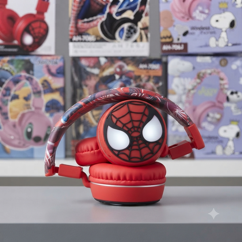 Spider-Man Wireless Bluetooth Stereo Headphones