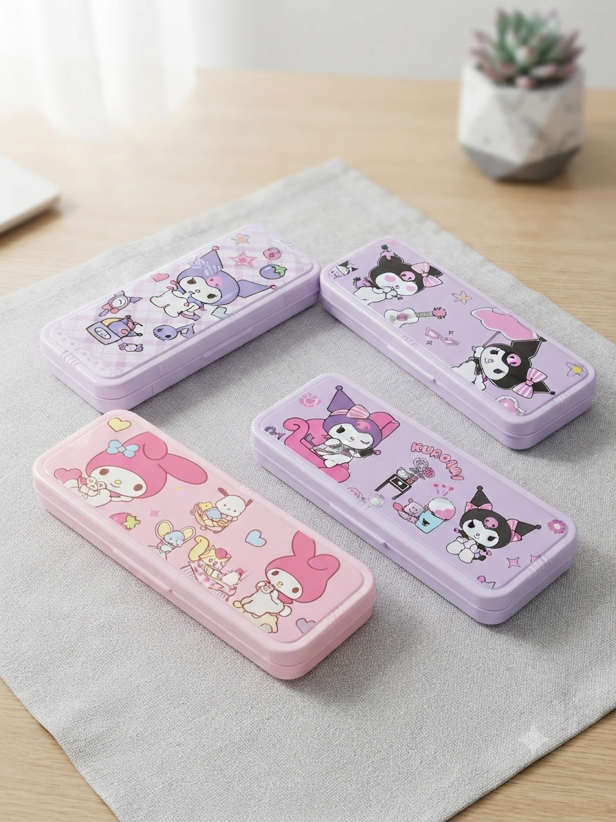 Sanrio Character Multi-Functional Hard Pencil Case