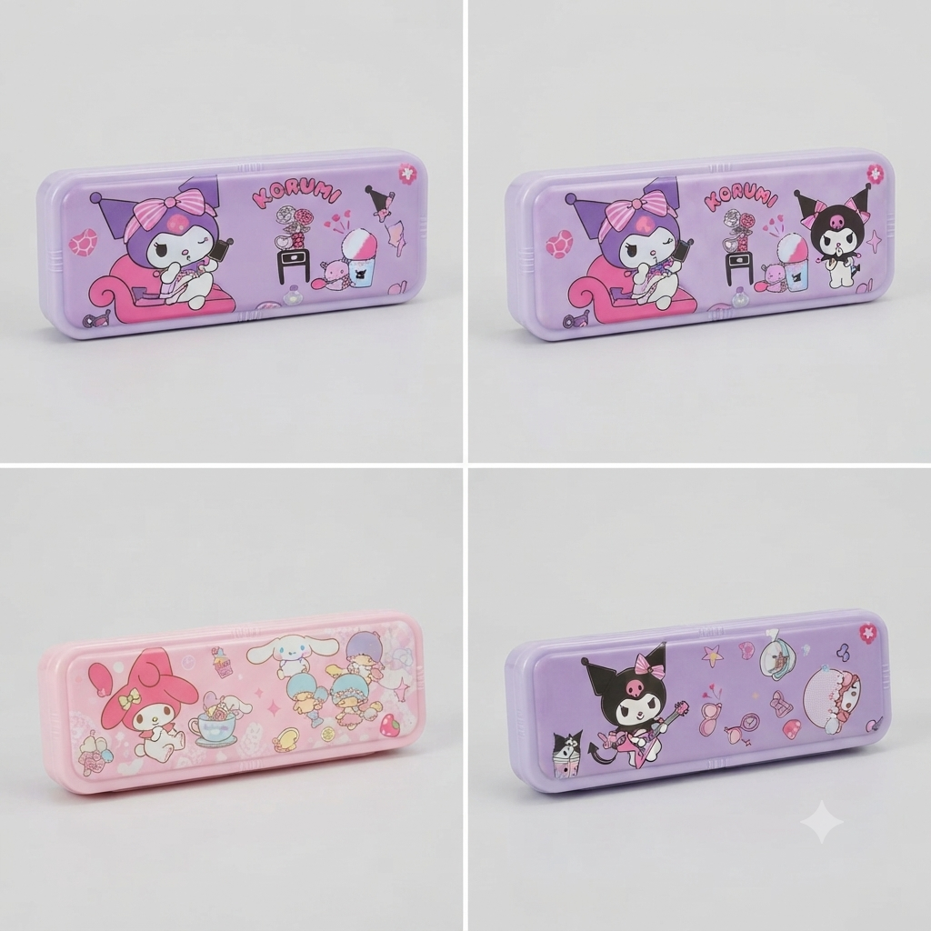 Sanrio Character Multi-Functional Hard Pencil Case