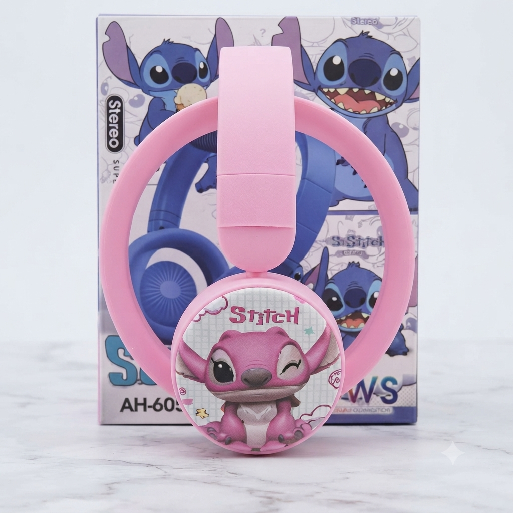 Stitch Cute 3D Melody Headphones